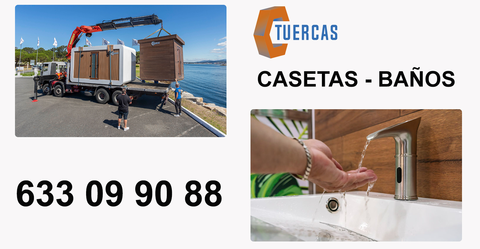 Casetas portátiles en La Cabrera